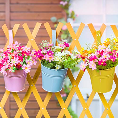 Metal Hanging Flower Pots 4 PCS W485833