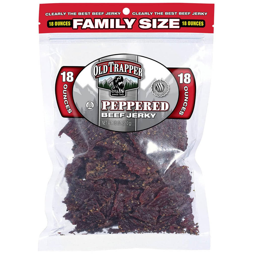 Peppered Beef Jerky 18 Ounce T223