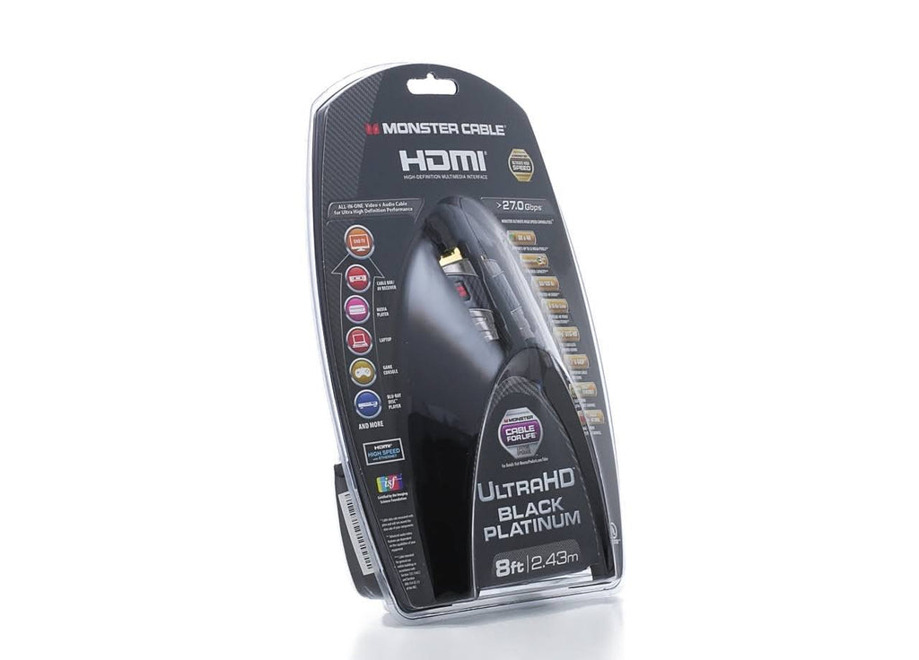 Black 8 ft. HDMI Cable with Ethernet O436