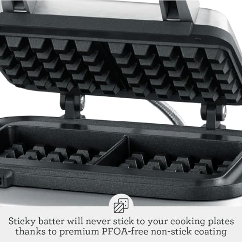 Stainless Steel 2 Slice Waffle Maker X3617