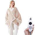 Light Grey 50 x 60 Inch Wearable Heated Throw Blanket E612