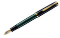 Fountain Pen Black Green Fine Q975450