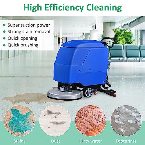 Automatic Floor Scrubber Machine with Adjustable Handle N537