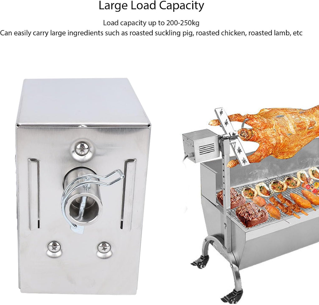 Stainless Steel Electric Grill Rotisserie Motor M257