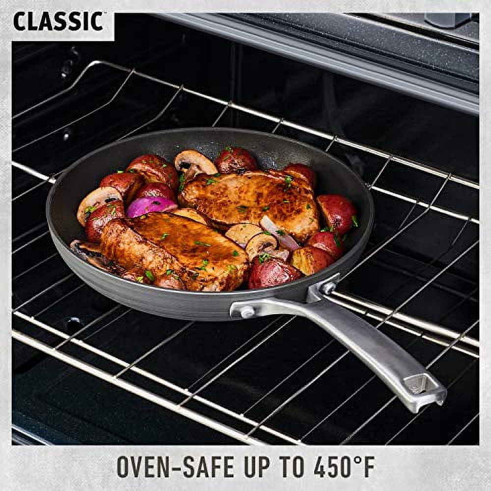 Grey 5 Quart Nonstick Saute Pan with Cover H816