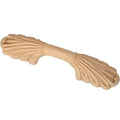 Unfinished Wood Cabinet Pulls 3 Inch Center to Center 7 Inch Overall Drawer Knobs F8617