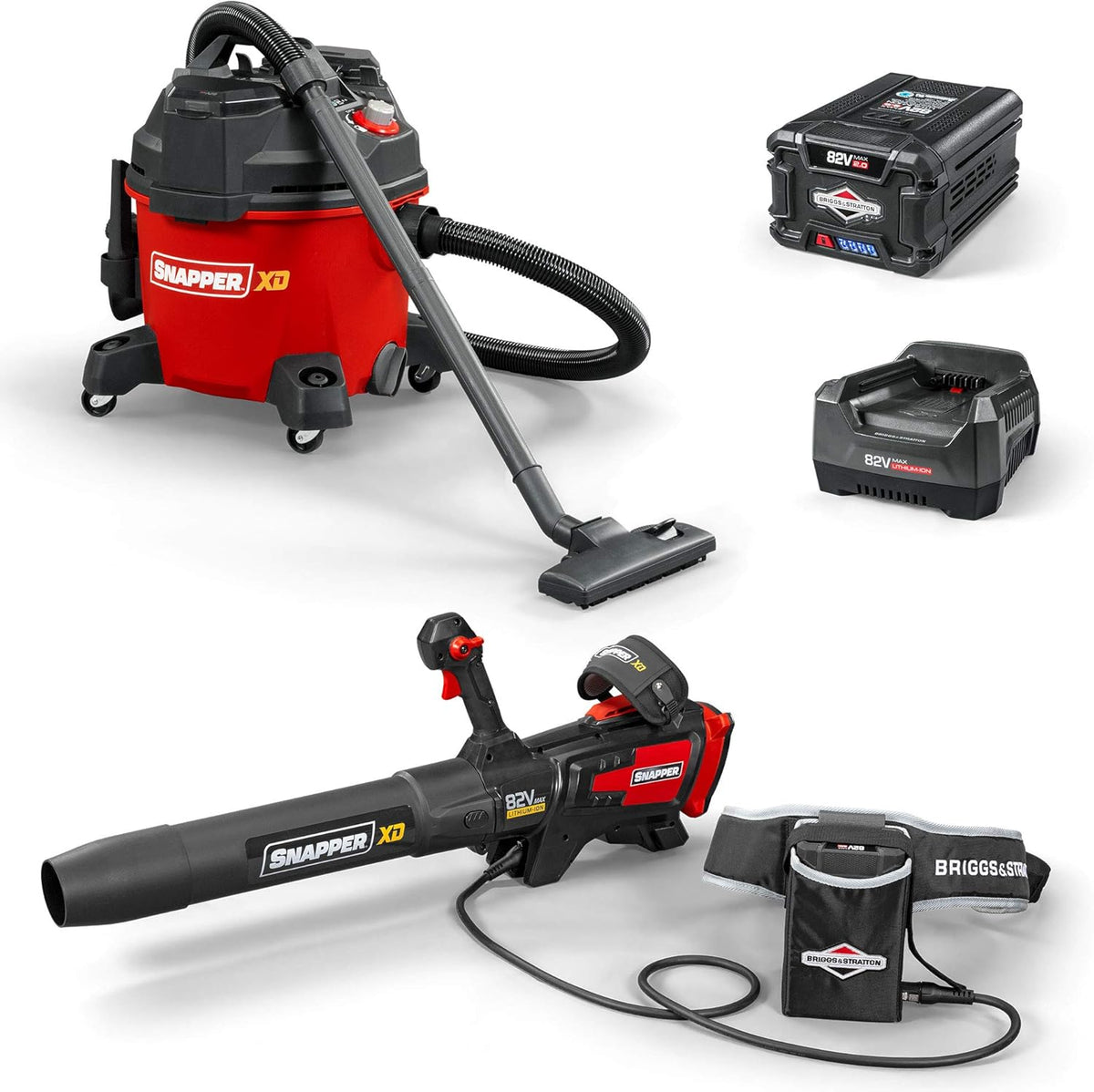 Cordless Electric Leaf Blower Kit with 2.0 Battery and Rapid Charger H1716