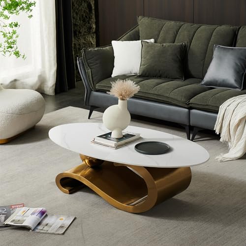 Gold Marble Top Coffee Table P32837