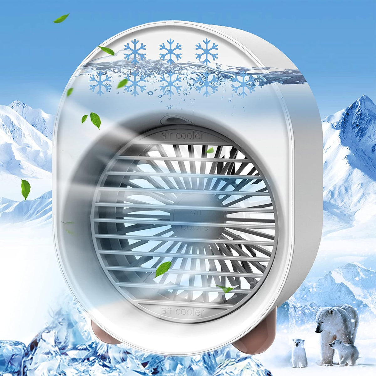 Portable Evaporative Air Cooler 3 in 1 USB Cooling Fan with Humidifier Q710