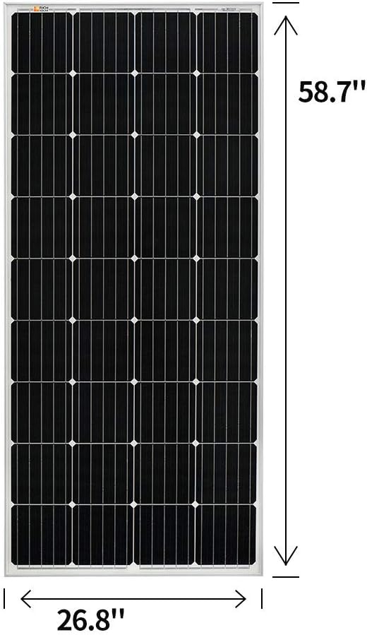 200 Watt 12 Volt Moncrystalline Solar Panel D139