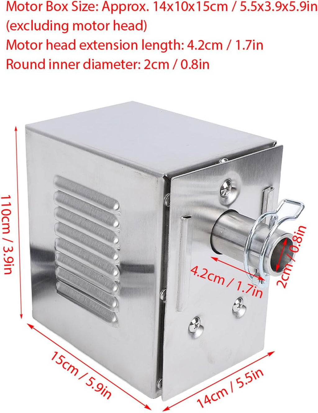 Stainless Steel Electric Grill Rotisserie Motor M257