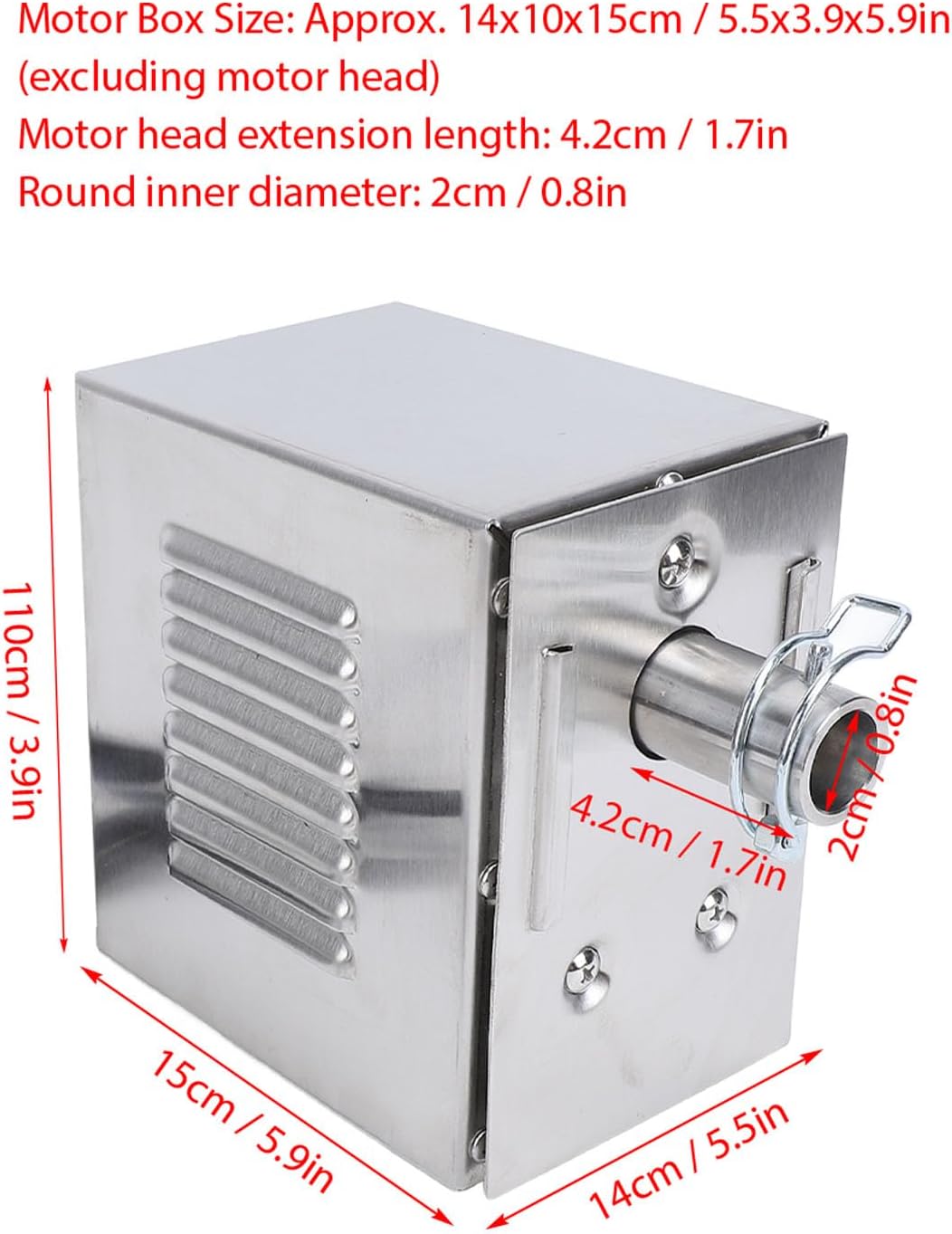 Stainless Steel Electric Grill Rotisserie Motor M257