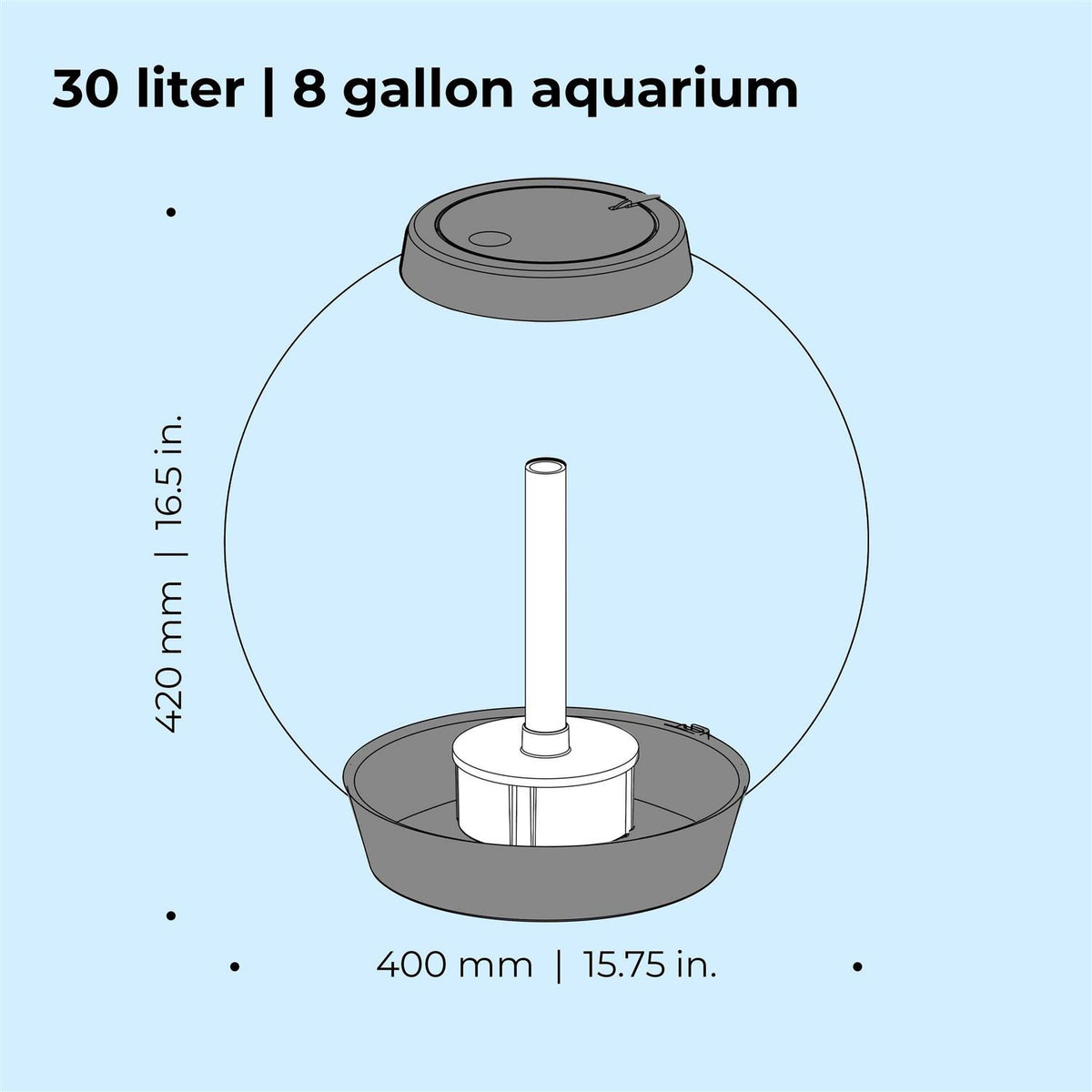 Classic 60 Aquarium with LED A280