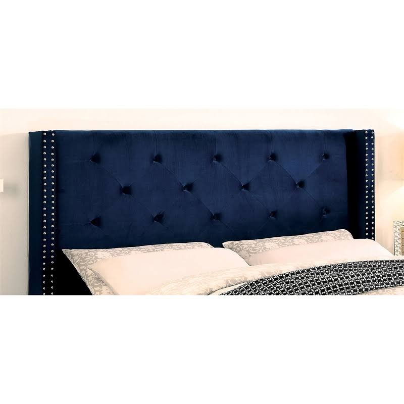 Tufted Wingback California King Bed X87684