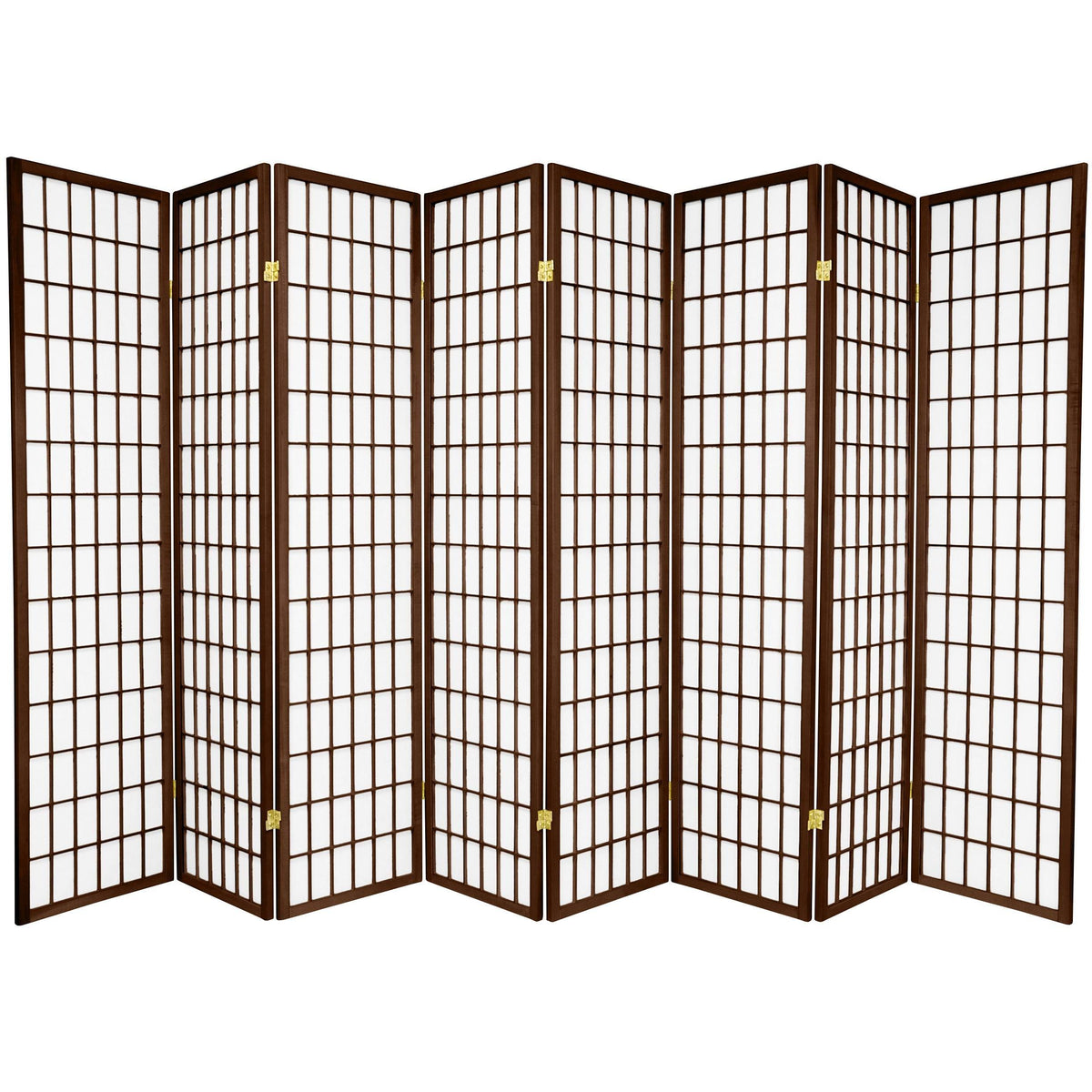 Walnut 8 Panel Shoji Screen P547423