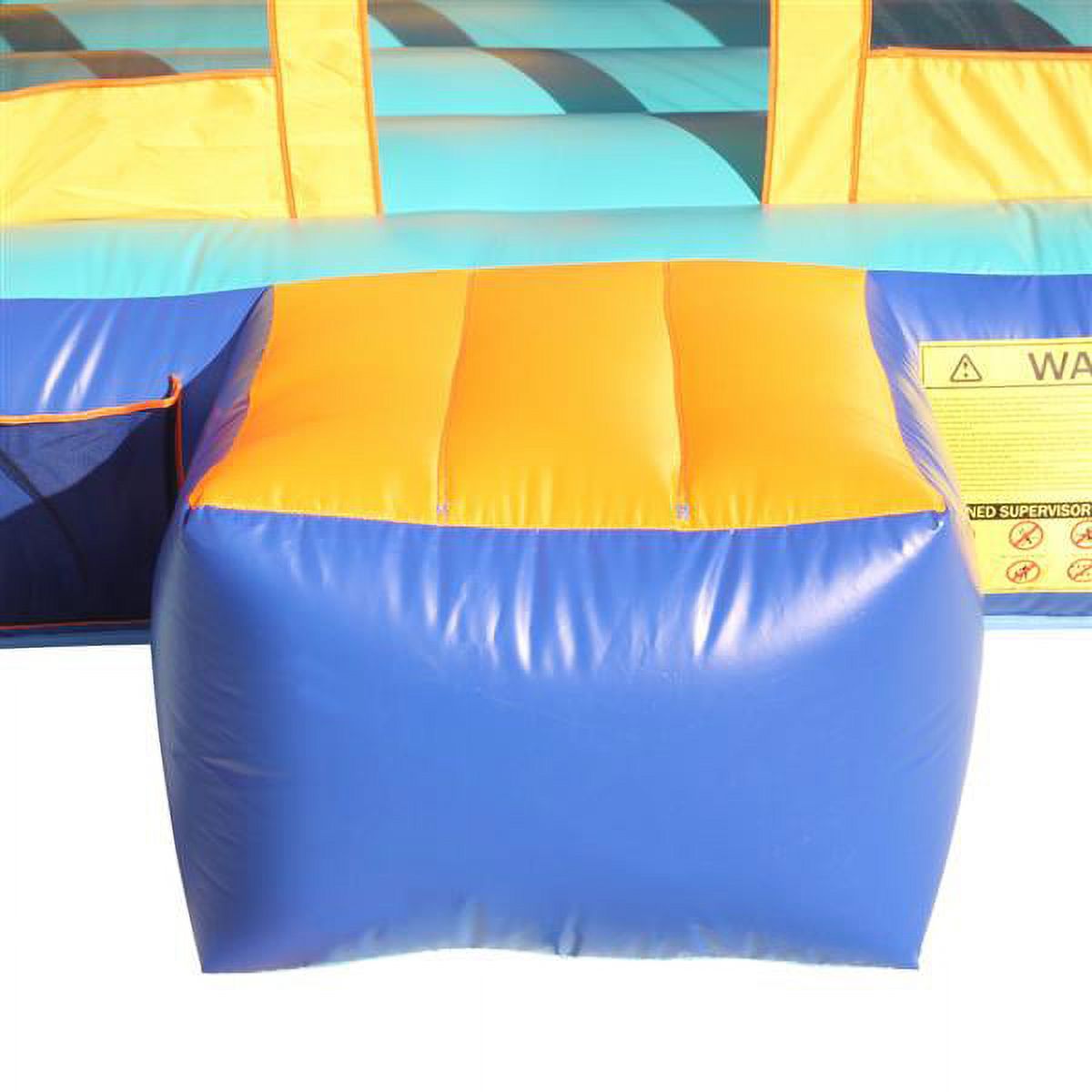 Inflatable Bounce House Slide Bouncer with Basketball Hoop Climbing Wall E126