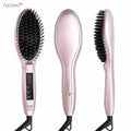 Rose Gold Hair Straightening Brush A836