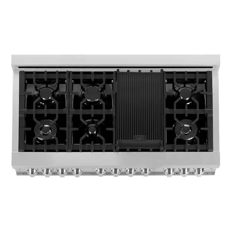 7 Burner Double Oven Dual Fuel Range with Griddle S8294