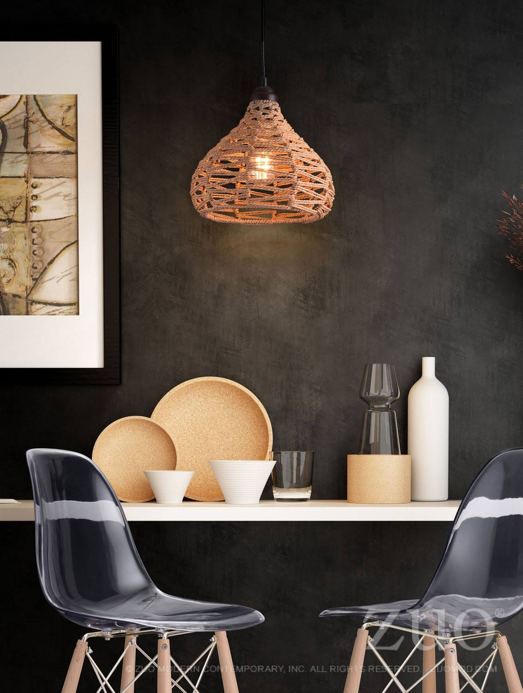 Natural Ceiling Lamp D5204