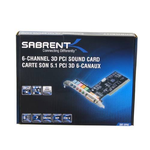6-Channel 5.1 Surround Sound PCI Sound Card C97623