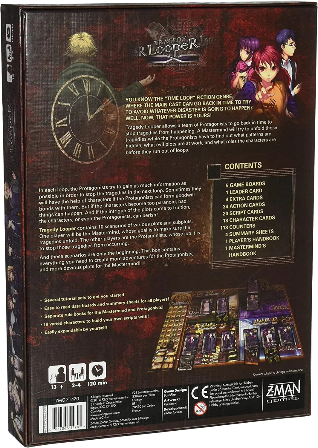 Tragedy Looper Board Game Q8451