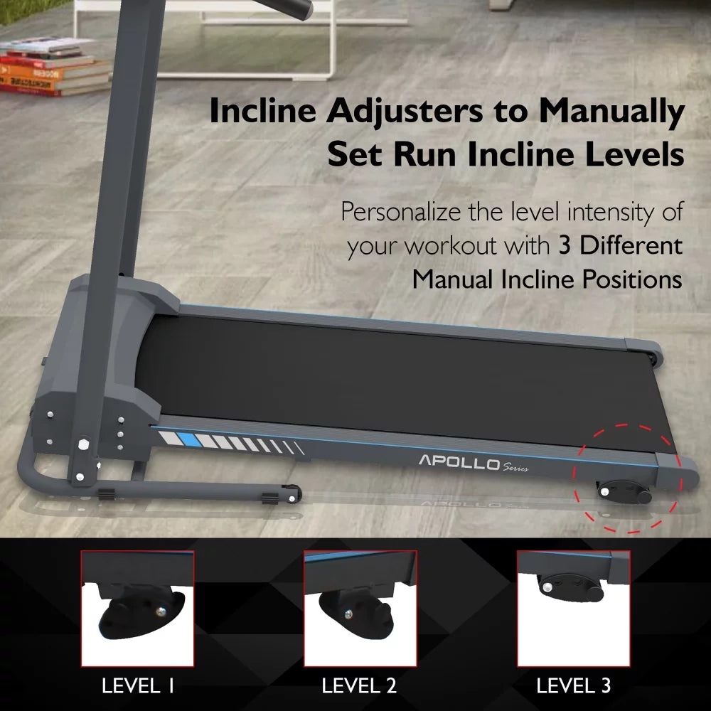 Foldable Cardio Exercise Machine with LCD V65417