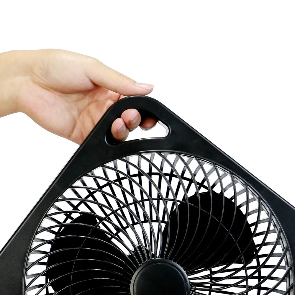 9 inch Box Fan, 3 Speeds, Black S70123