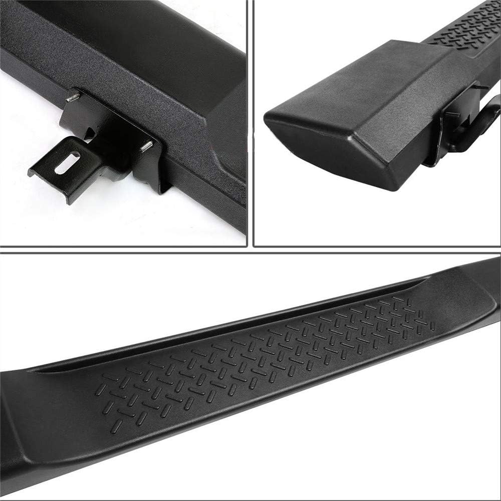 Matte Black 2pcs Side Steps for Jeep Wrangler JK 2-Door W474