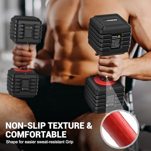 Adjustable Dumbbells Set of 2 with Anti-Slip Handle N1194