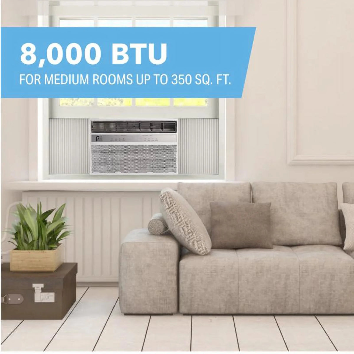 8000 BTU WIFI Window Air Conditioner J904827