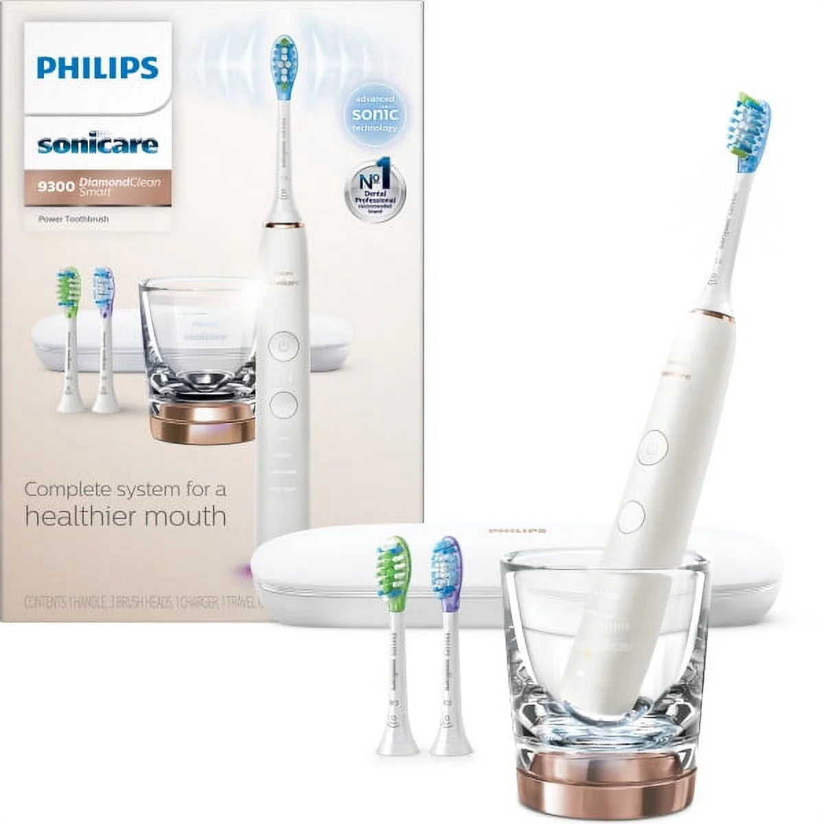 White Rechargeable Electric Toothbrush Y80632