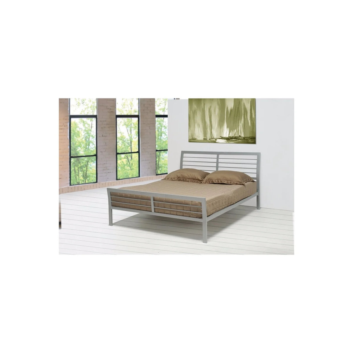 Queen Size Metal Bed O887437