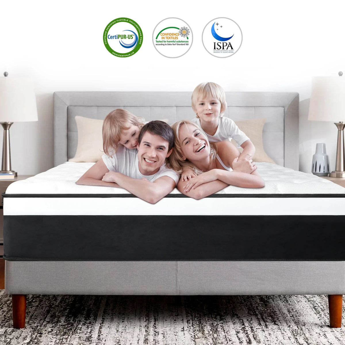 14 inch Gel Memory Foam Pocket Spring Hybrid Mattress F791346