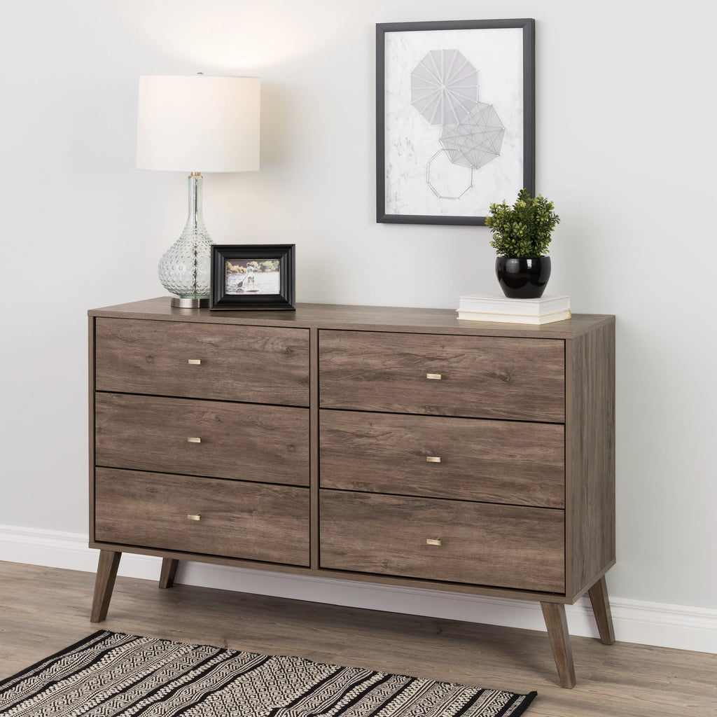 6 Drawer Wooden Dresser B2781