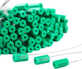 100 Green Steel Pull Tight Wire Seals Y557