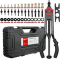16'' Rivet Nut Tool with 13PCS Metric & Inch Mandrels, 130PCS Rivet Nuts, Plastic Case C990794
