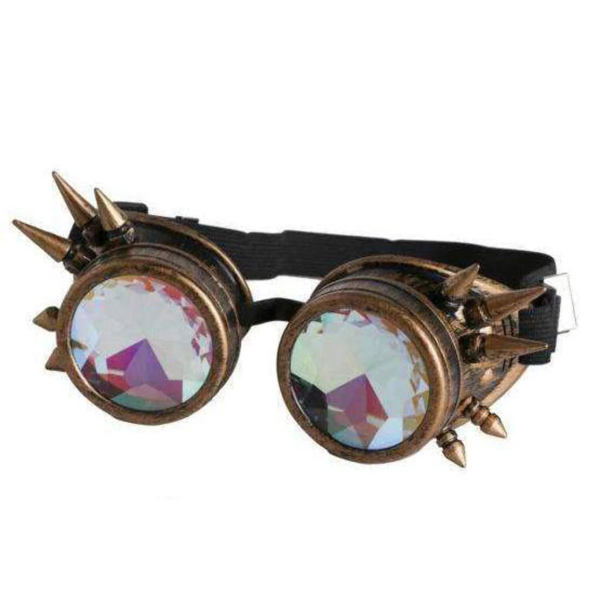 Steampunk Kaleidoscope Glasses Silver Z5691