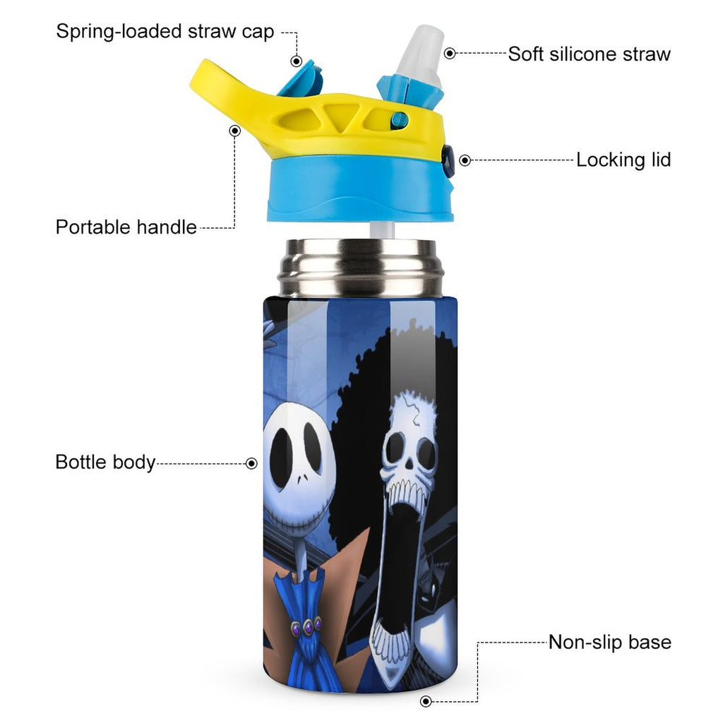 Insulated Stainless Steel Water Bottle with Straw Y826