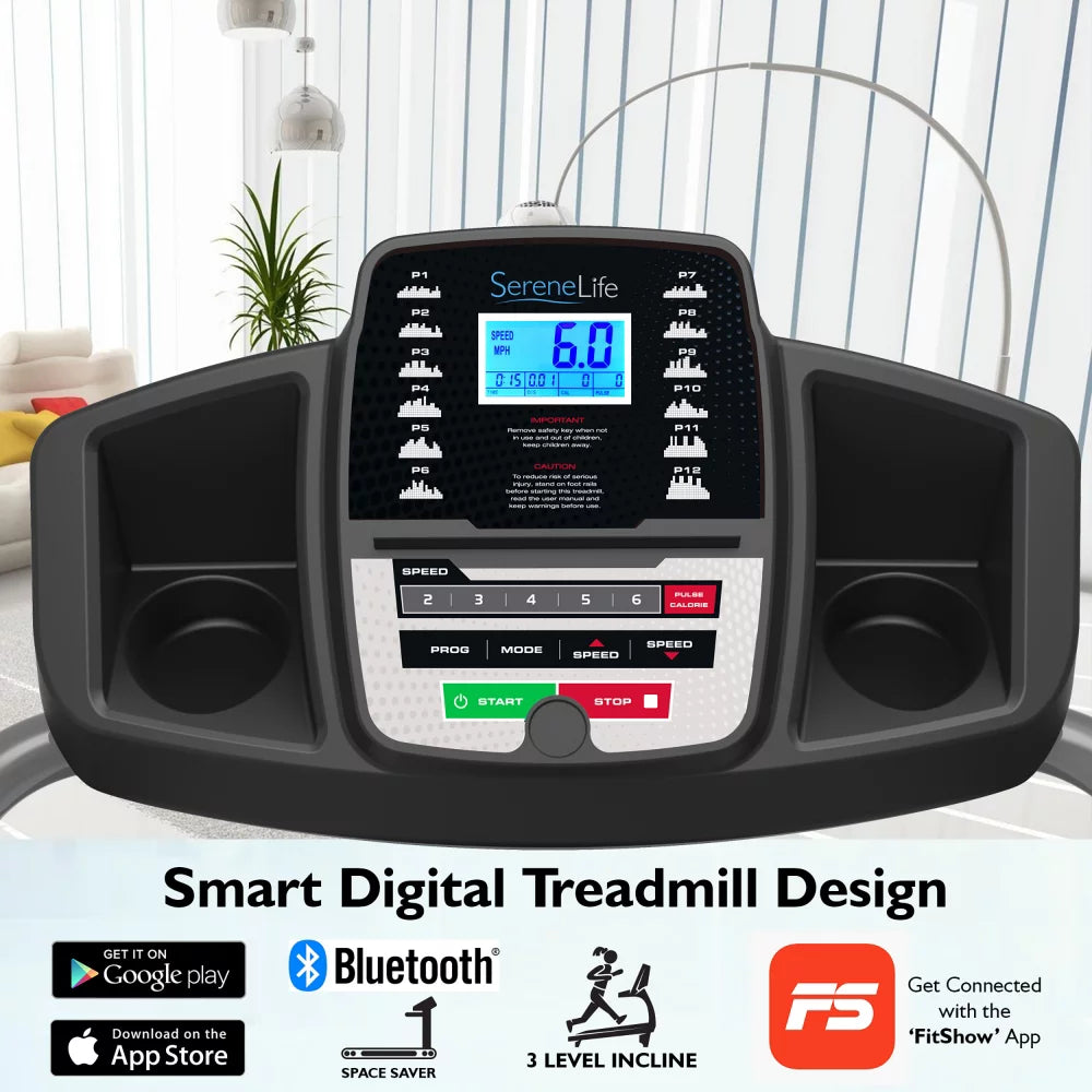 Foldable Cardio Exercise Machine with LCD V65417