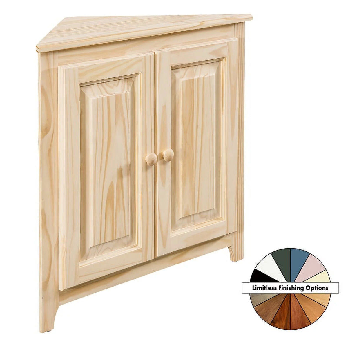 Wood Corner Cabinet J217