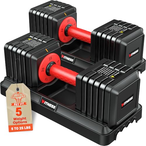 Adjustable Dumbbells Set of 2 with Anti-Slip Handle N1194