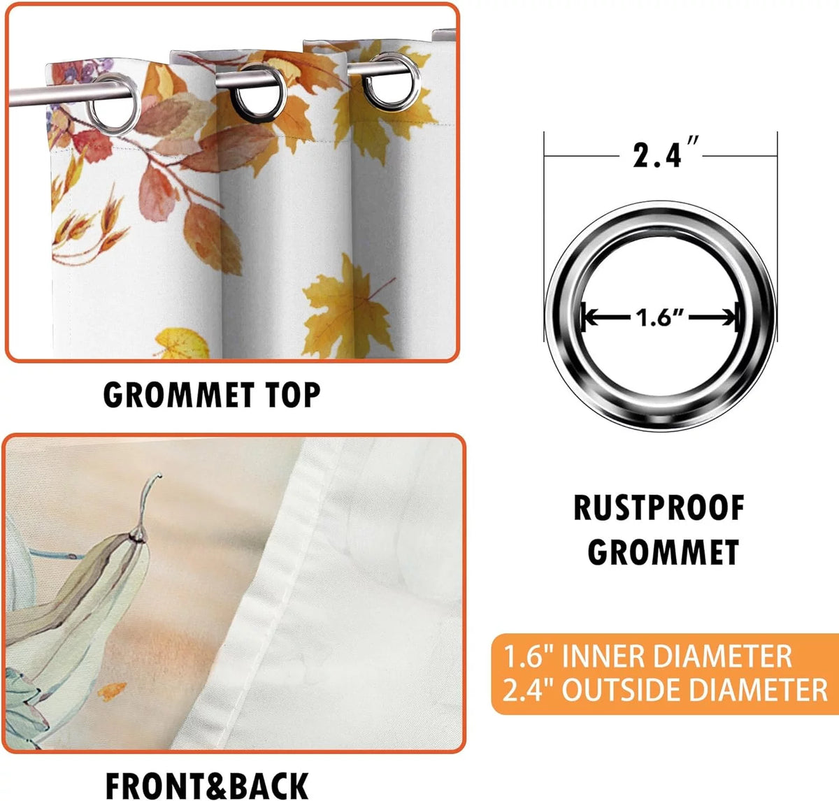 3D Wolf Printing Blackout Curtain W40281