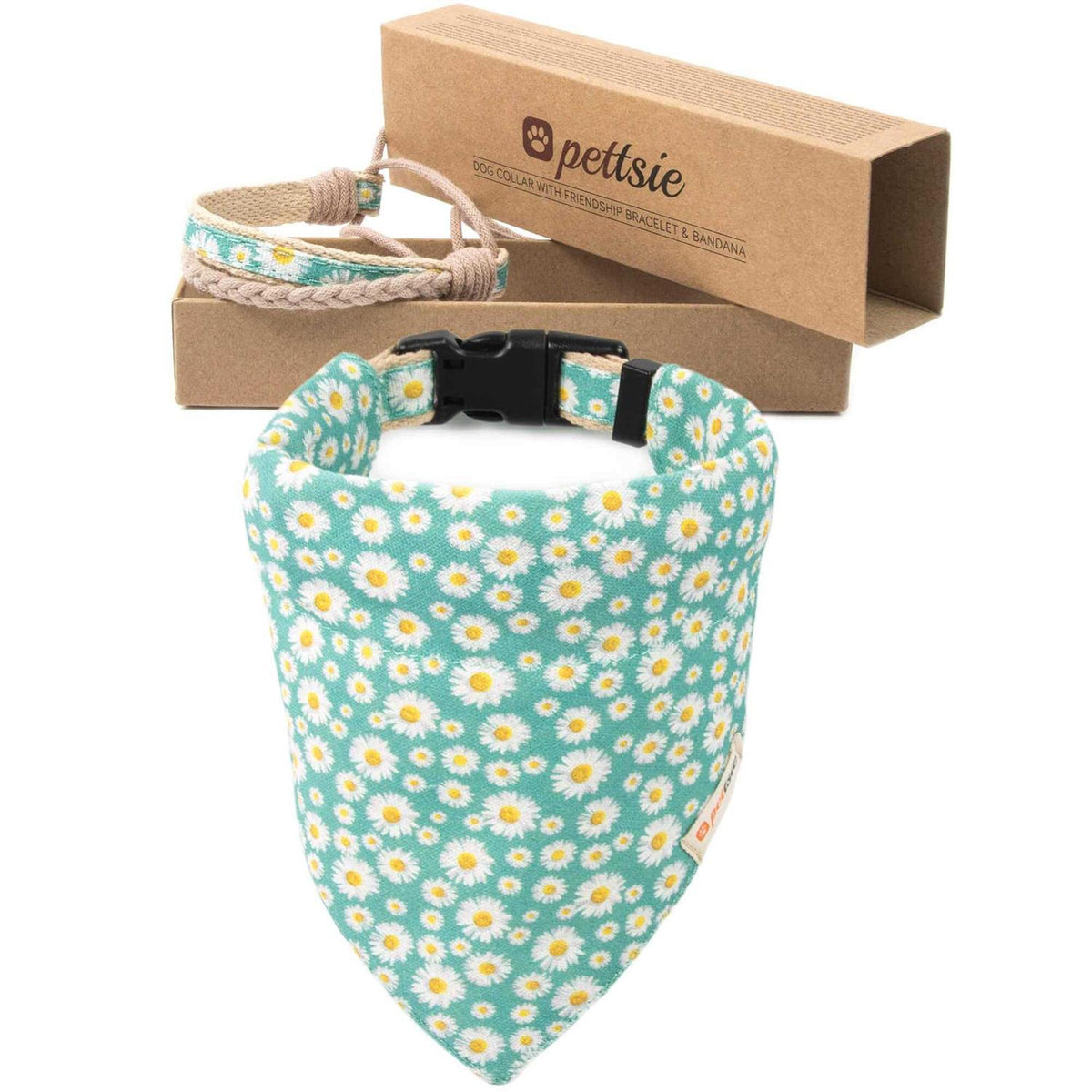 Matching Dog Collar, Bandana and Friendship Bracelet O44251