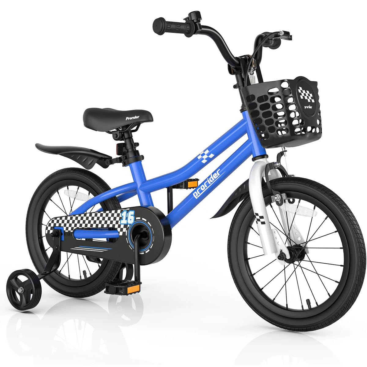 16'' Kid's Bike with Training Wheels & Basket K61555
