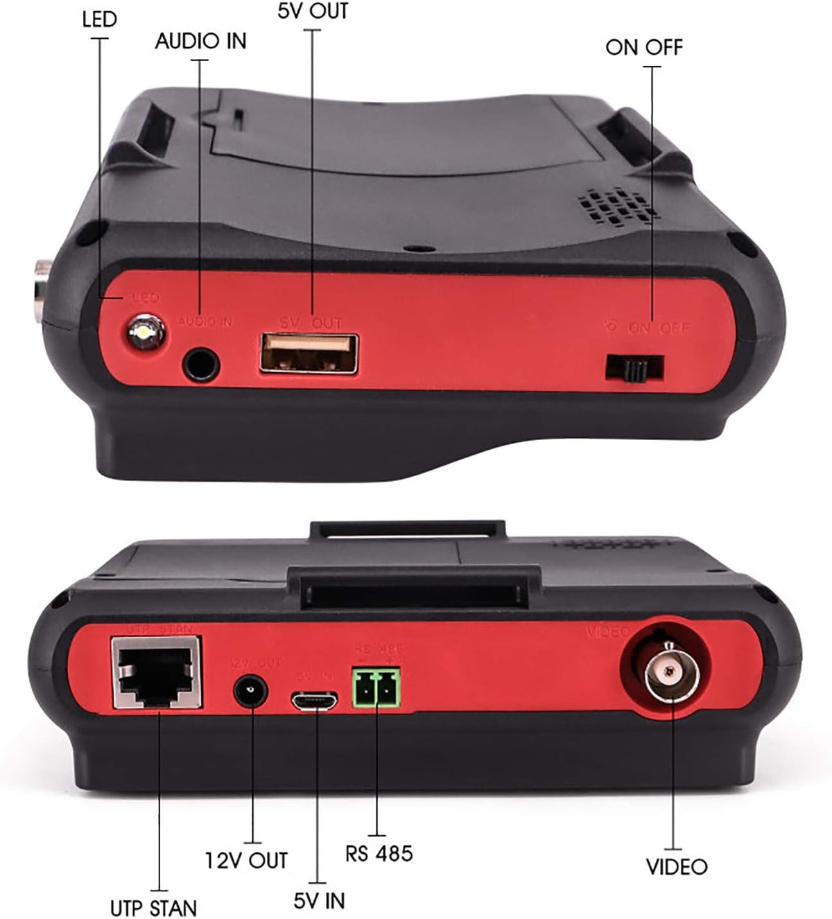5'' Wrist CCTV Tester Analog Camera Monitor, Pack of 2 S10518