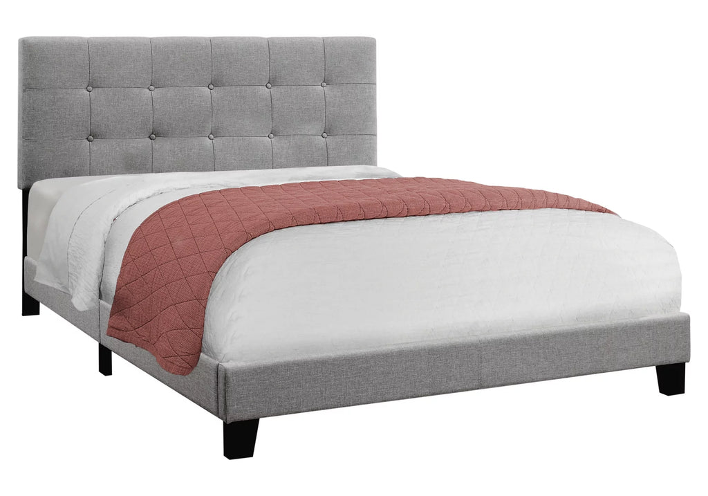 Charcoal Gray Queen Size Bed Frame L58521