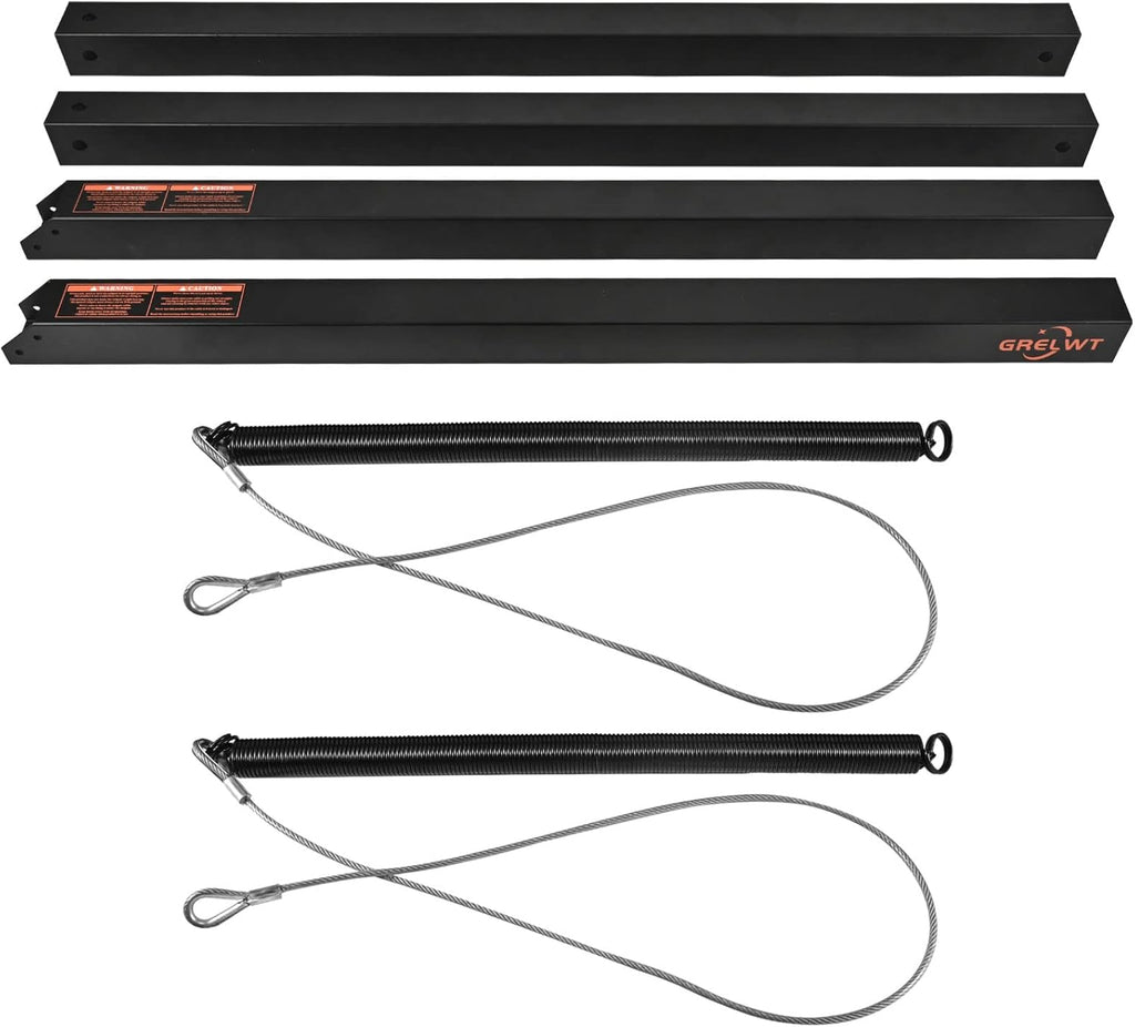 Trailer Gate Lift Assist 2 Sided, Fits Side Rails 10 to 24 Inch, 300 LBS, Black Y6617