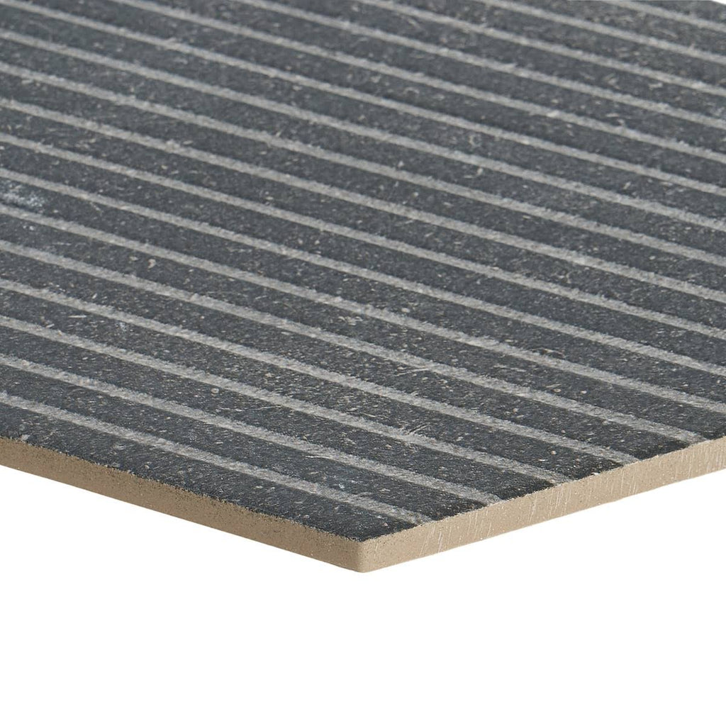 Black 9 in. Hex Matte Porcelain Floor and Wall Tile (20 Pieces 9.47 Sq. ft. / CASE) O110