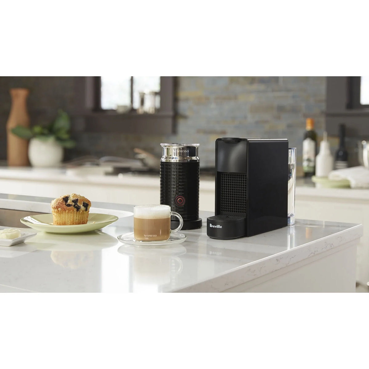 Single-Serve Espresso Machine and Milk Frother E599