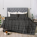 King Black Comforter W492
